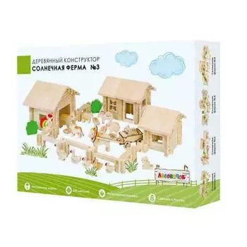 Конструктор Лесовичок les 039 Солнечная ферма №3, 260 деталей