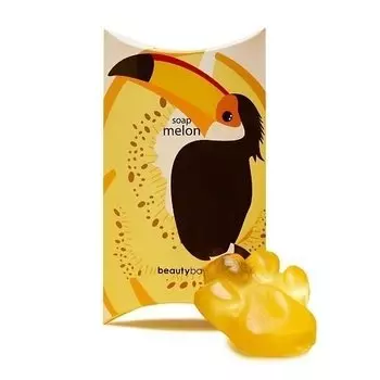 Конжаковое мыло Beauty Bar для умывания с ароматом дыни