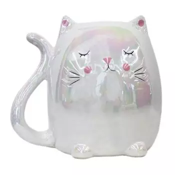 Копилка перламутровая "Кошка"