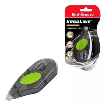 Корректирующая лента Erich Krause ErgoLine с резиновой вставкой