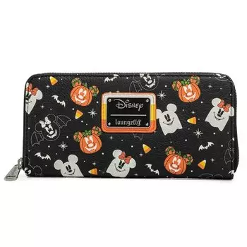 Кошелек Loungefly Disney Spooky Mice Candy Corn Zip Around Wallet