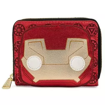 Кошелек Loungefly Marvel Ironman Head Zip Around Wallet