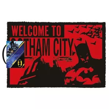 Коврик Pyramid Бэтмен Red Welcome To Gotham