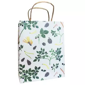 Крафт-пакет "Черничная поляна", 20 х 25 х 10 см