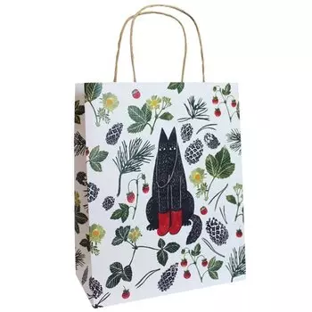 Крафт-пакет "Волчок", 20 х 25 х 10 см