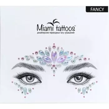 Кристаллы на клейком слое для лица Miami Tattoos "Fancy"