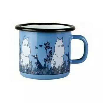 Кружка эмалированная Muurla Moomin Friends Муми-Тролль, 250 мл