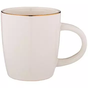 Кружка Bronco Solo, бежевая, 350 мл