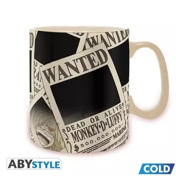 Кружка-хамелеон ABYstyle One Piece Wanted Heat Change, 460 мл