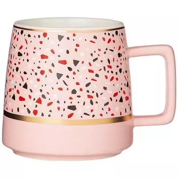 Кружка Lefard Break Time, 360 мл, розовая