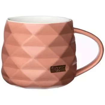 Кружка Lefard Break Time, 370 мл, розовая