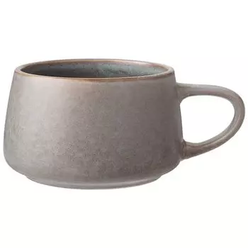 Кружка Lefard Glaze Collection, серый меланж, 417 мл
