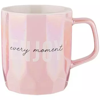 Кружка Lefard Shiny, 380 мл, розовая