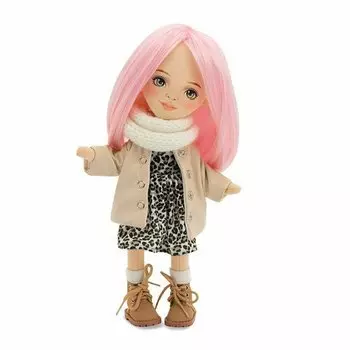 Кукла Orange Toys Billie в кожаном пуховике, серия Европейская зима, 32 см