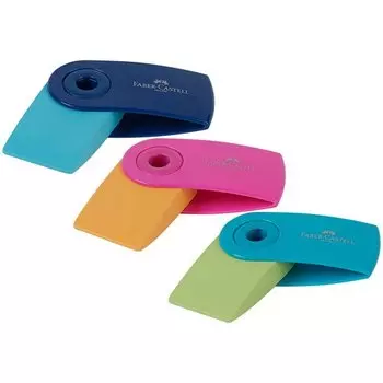 Ластик Faber-Castell Sleeve Mini, прямоугольный, 54 х 25 х 13 мм, в ассортименте