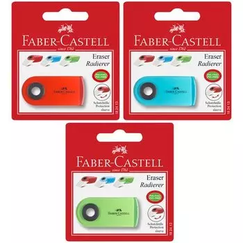 Ластик Faber Castell Sleeve Mini, в ассортименте