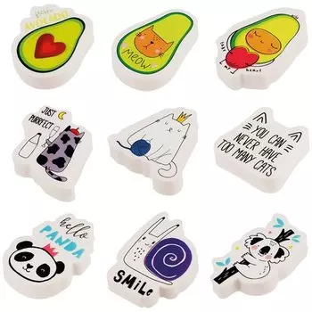 Ластик Meshu Сutie Friends, фигурный, 4 х 3 х 1,3 см, в ассортименте