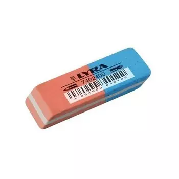 Ластик "Eraser red/blue", красно-синий