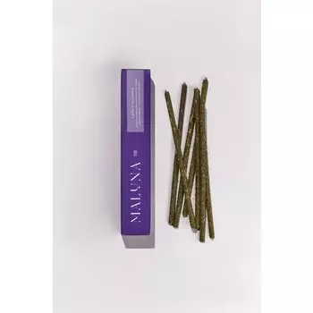 Магические фиолетовые свечи с шалфеем Maluna, 7 шт