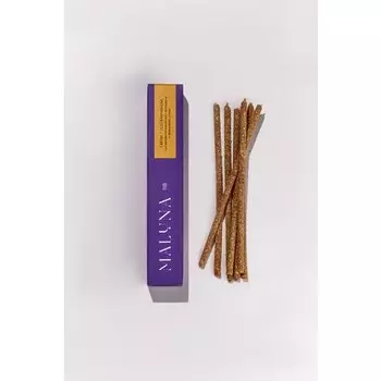 Магические оранжевые свечи с одуванчиком Maluna, 7 шт