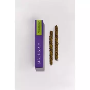 Магические свечи-скрутки с травами и солью Maluna, 2 шт