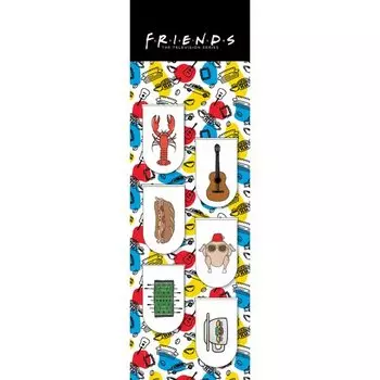 Магнитные закладки Эксмо Friends