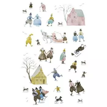 Мария Зайцева. Принт "Avercamp print" А3