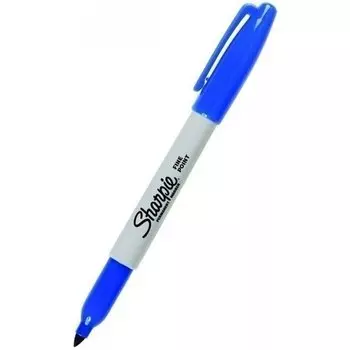 Маркер перманентный "Fine", синий