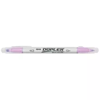 Маркер-выделитель текста Duplex, двусторонний, фиолетовый