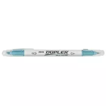 Маркер-выделитель текста Duplex, двусторонний, смоки блю