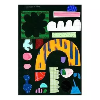 Маша Сомик. Принт "Абстракция I" А2