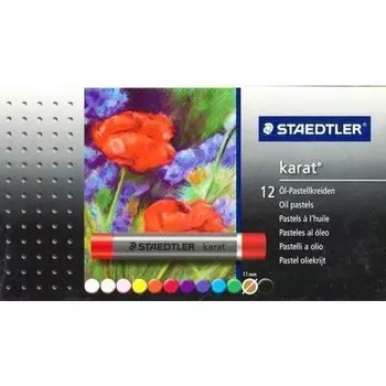 Масляная пастель "Karat", 12 цветов