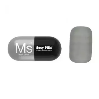 Мастурбатор Love to Love Sexy Pills Magic Silver, серебрянный