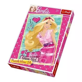 Макси-пазл "Радостная Барби", 24 элемента
