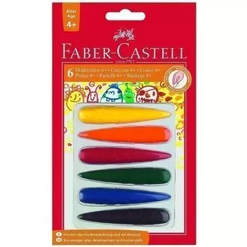 Мелки для дошкольного возраста, 6 цветов