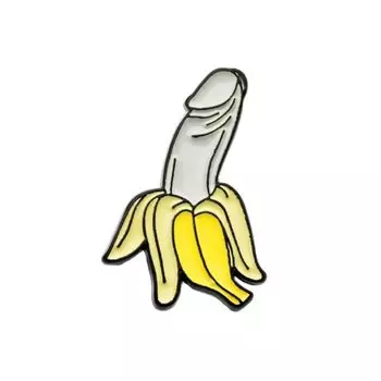Металлический значок Krumpy Socks Бананчик