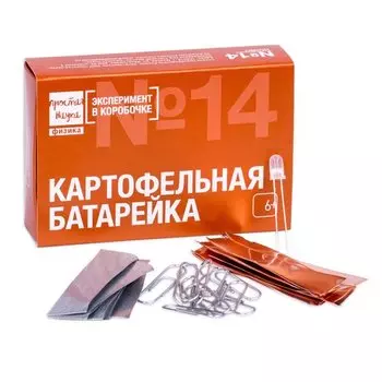 Мини-опыт Простая наука Картофельная батарейка