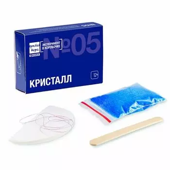 Мини-опыт Простая наука Кристалл