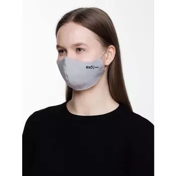 Многоразовая защитная экзомаска для лица EXO, летняя, L, серая