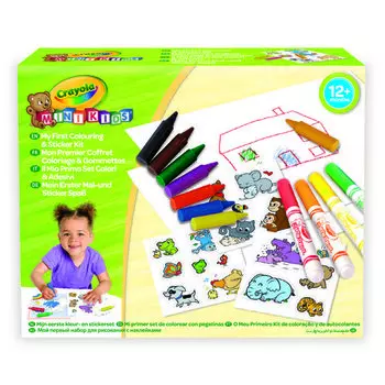 Мой первый набор для рисования с наклейками 1+