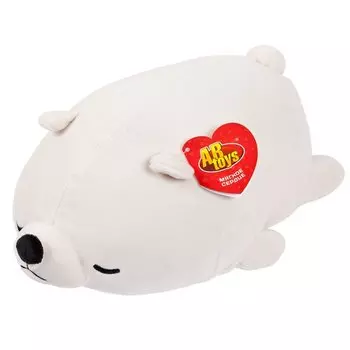 Мягкая игрушка Abtoys «Медвежонок полярный», 27 см