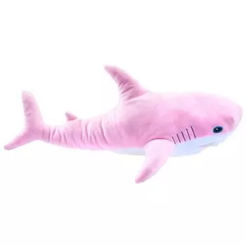 Мягкая игрушка «Акула», 49 см, розовая