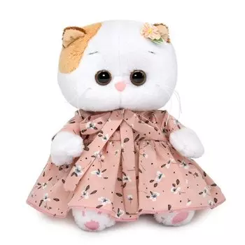 Мягкая игрушка Budi Basa LB-080 Ли-Ли Baby в нежно-розовом платье с бантом, 20 см