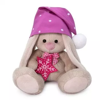 Мягкая игрушка Budi Basa SidX-351 Зайка Ми в сиреневом колпачке, 15 см