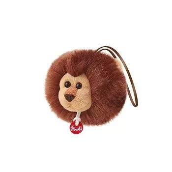 Мягкая игрушка Лев-пушистик на веревочке, 12 х 10 х 10 см