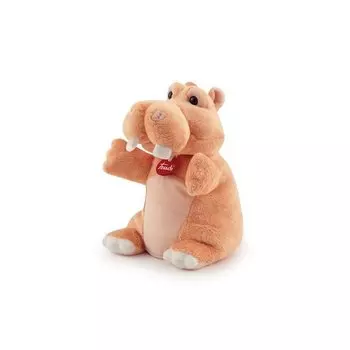 Мягкая игрушка на руку Бегемотик, 17 х 27 х 17 см