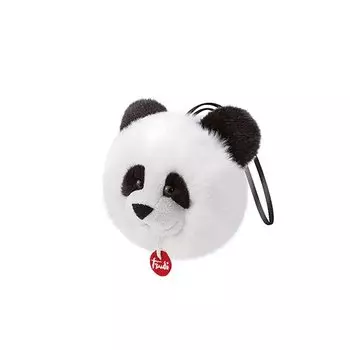 Мягкая игрушка Панда-пушистик на веревочке, 12 х 11 х 9 см