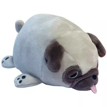 Мягкая игрушка "Мопс", 13 см, светло-коричневая