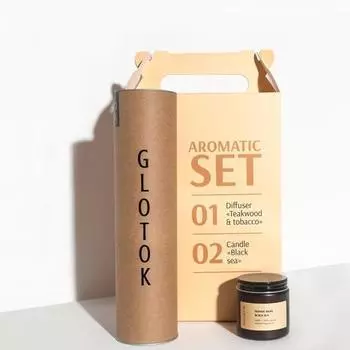 Набор ароматический GLOTOK Диффузор и свеча
