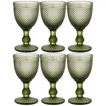 Набор бокалов для вина Lefard Гранат, серия Muza Color, 300 мл, 6 шт